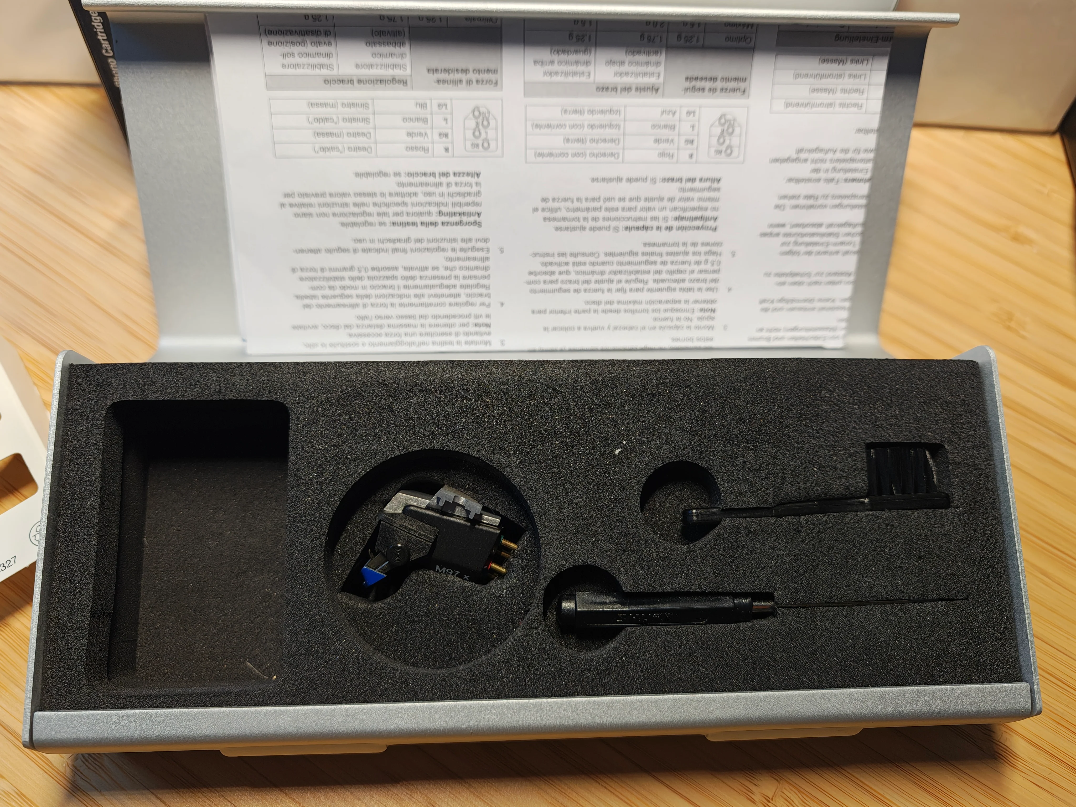 Shure M97XE Phono Cartridge and Stylus * Few Hours of Use * Box * Accessories * Manual * See Video and Photos - Image 2