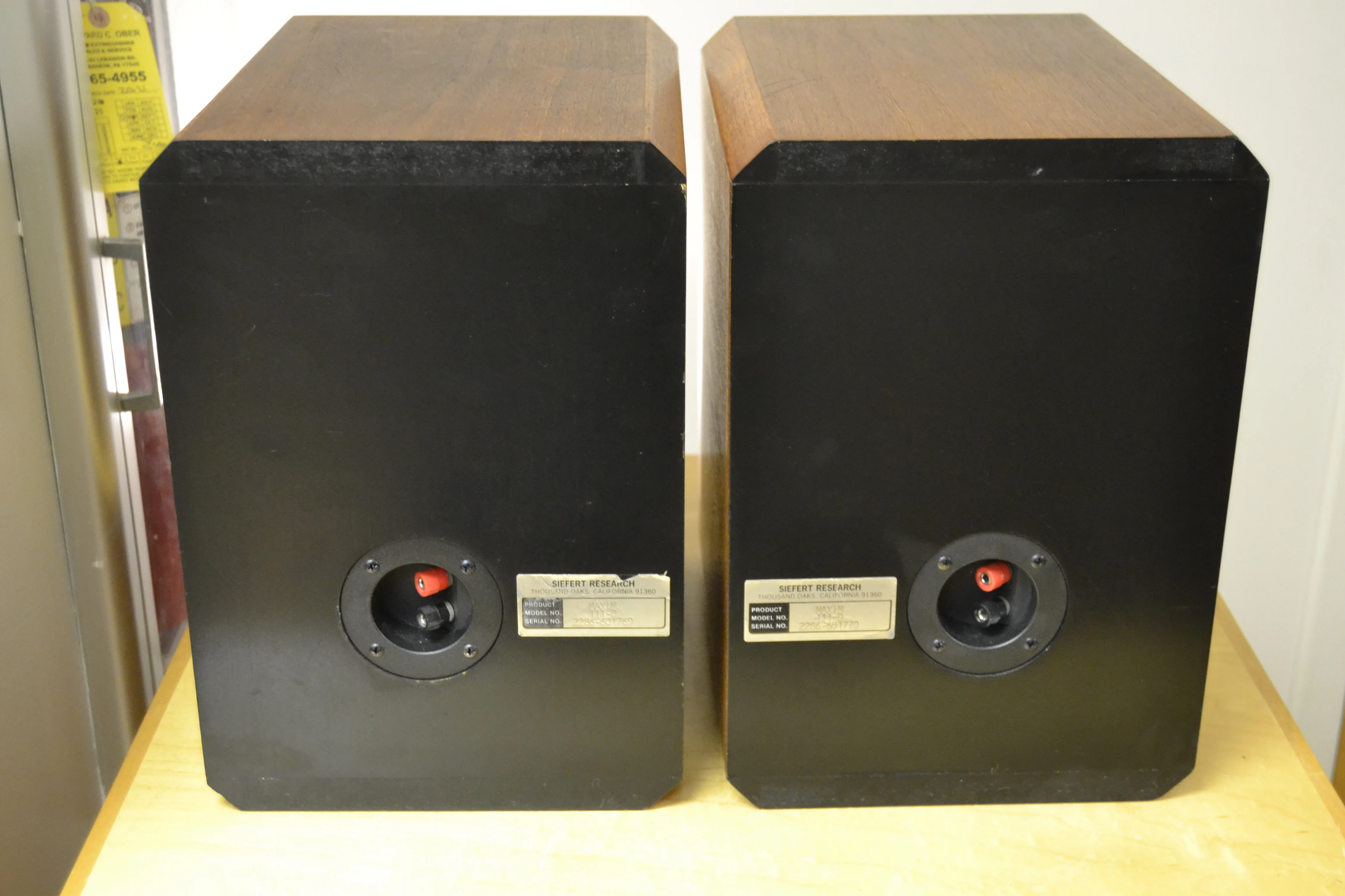 Siefert Research MAXIM 111-D with DynAudio D-21 Tweeters * Bookshelf Speakers - Image 4