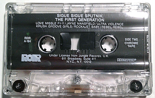 Sigue Sigue Sputnik - The 1st Generation (Cass, Chr) (Near Mint (NM or M-)) - Image 4