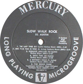 Sil Austin And His Orchestra - Slow Walk Rock (LP, Album, Mono) (Good Plus (G+)) - Image 3