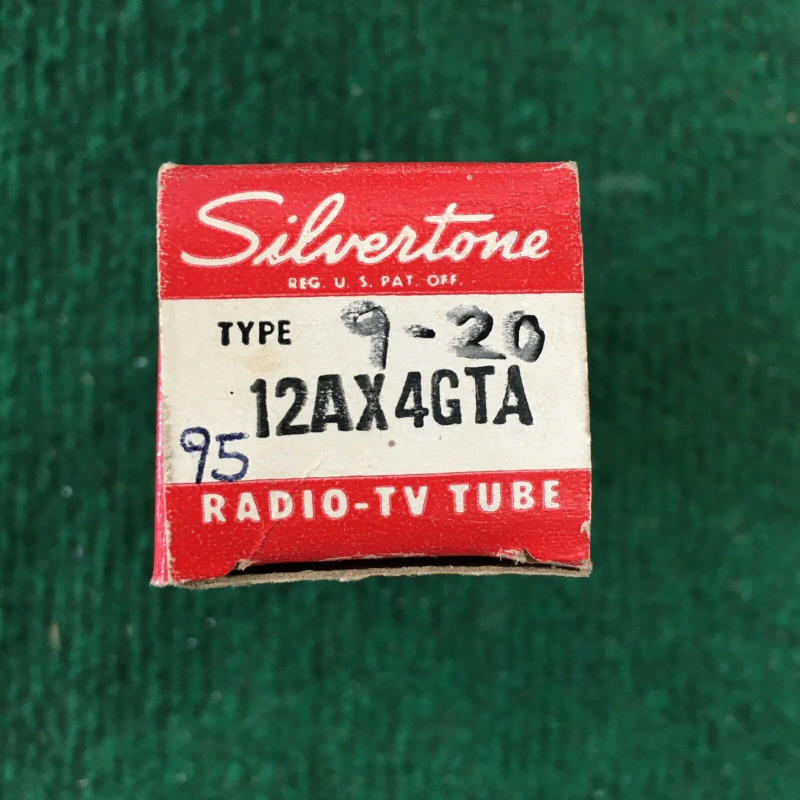 Silvertone * 12AX4GTA Tube * Tested 95