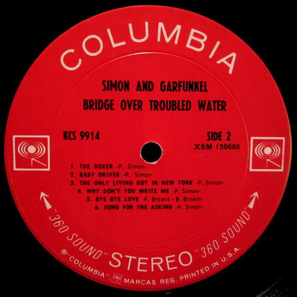 Simon And Garfunkel* - Bridge Over Troubled Water (LP, Album, Pit) (Very Good (VG)) - Image 4
