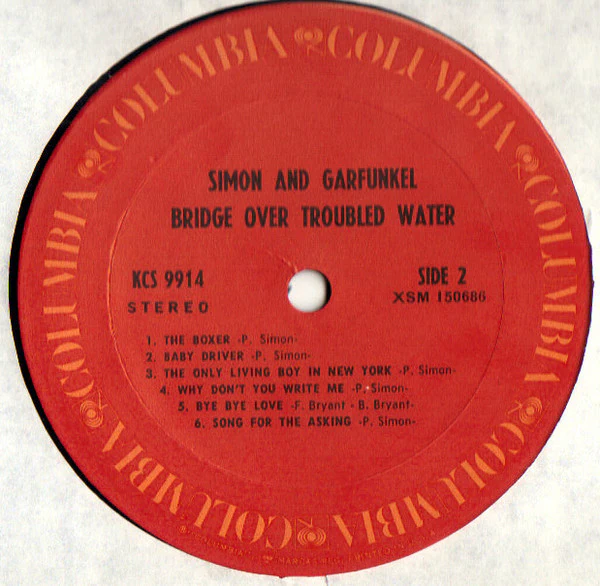 Simon And Garfunkel* - Bridge Over Troubled Water (LP, Album, RE, Ter) (Good Plus (G+)) - Image 4