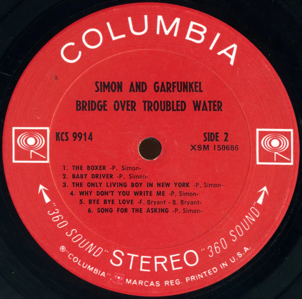 Simon And Garfunkel* - Bridge Over Troubled Water (LP, Album, San) (Near Mint (NM or M-)) - Image 4