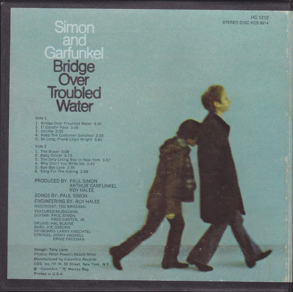 Simon & Garfunkel - Bridge Over Troubled Water (Reel, 4tr Stereo, 7" Reel, Album) (Very Good Plus (VG+)) - Image 2