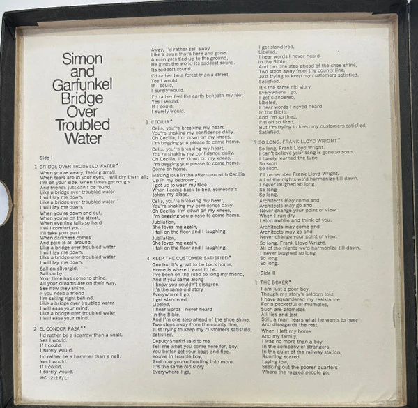 Simon & Garfunkel - Bridge Over Troubled Water (Reel, 4tr Stereo, 7" Reel, Album) (Very Good Plus (VG+)) - Image 3