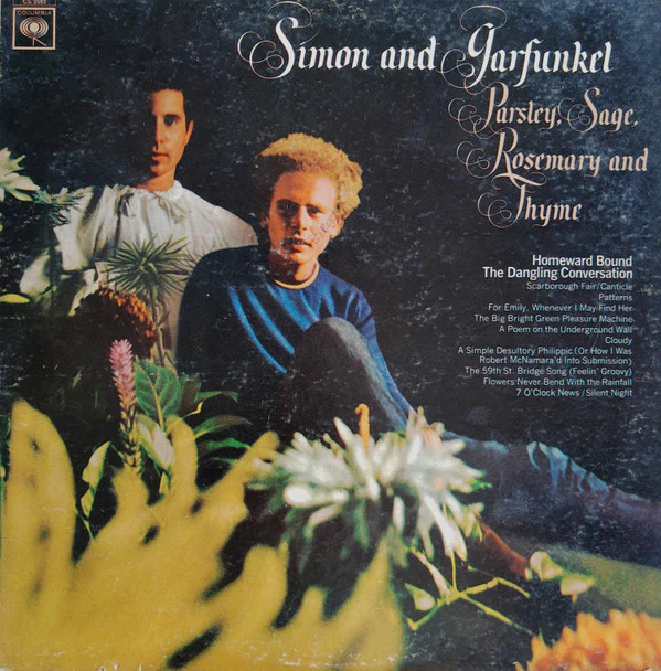 Simon And Garfunkel* - Parsley, Sage, Rosemary And Thyme (LP, Album, Mono) (Very Good (VG))
