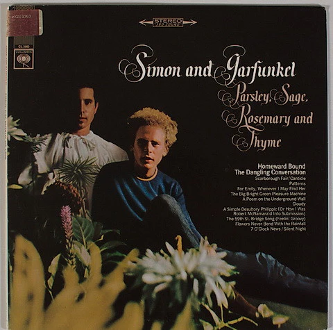 Simon And Garfunkel* - Parsley, Sage, Rosemary And Thyme (LP, Album, RE) (Very Good (VG))