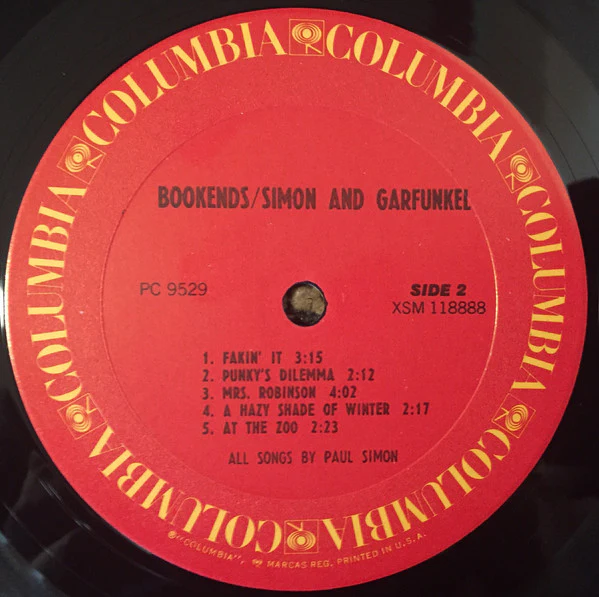 Simon & Garfunkel - Bookends (LP, Album, RE) (Near Mint (NM or M-)) - Image 4