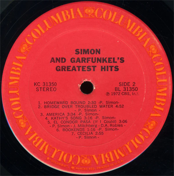 Simon & Garfunkel - Simon And Garfunkel's Greatest Hits (LP, Comp, Pit) (Very Good Plus (VG+)) - Image 4