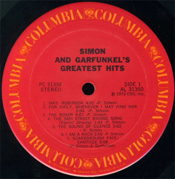 Simon & Garfunkel - Simon And Garfunkel's Greatest Hits (LP, Comp, RE, San) (Very Good Plus (VG+)) - Image 3