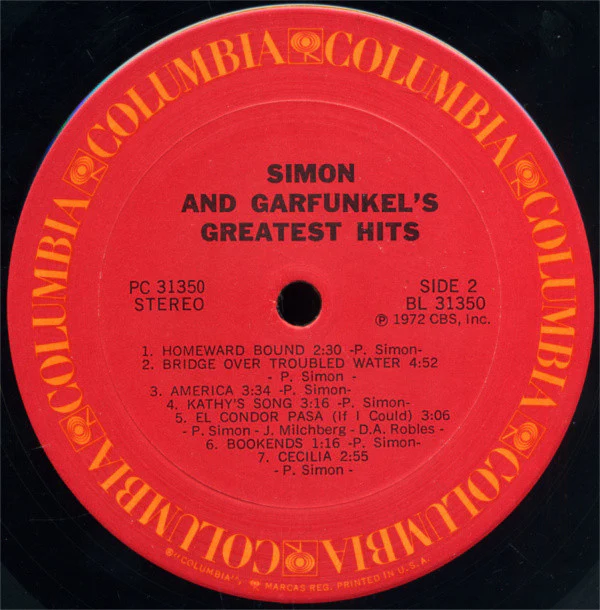 Simon & Garfunkel - Simon And Garfunkel's Greatest Hits (LP, Comp, RE, San) (Very Good Plus (VG+)) - Image 4