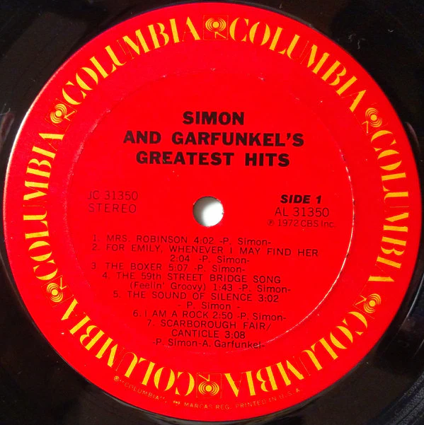 Simon & Garfunkel - Simon And Garfunkel's Greatest Hits (LP, Comp, RE, Ter) (Very Good Plus (VG+)) - Image 3