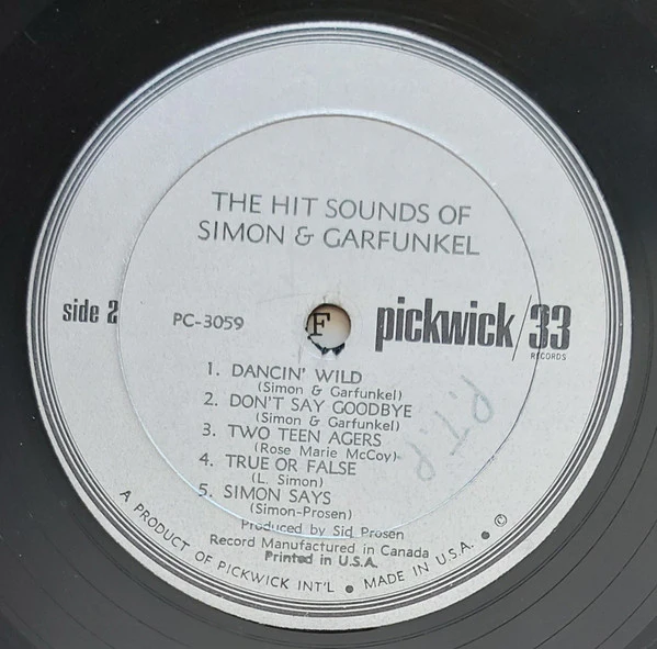 Simon & Garfunkel - Simon & Garfunkel (LP, Comp, Mono, P/Unofficial) (Near Mint (NM or M-)) - Image 4