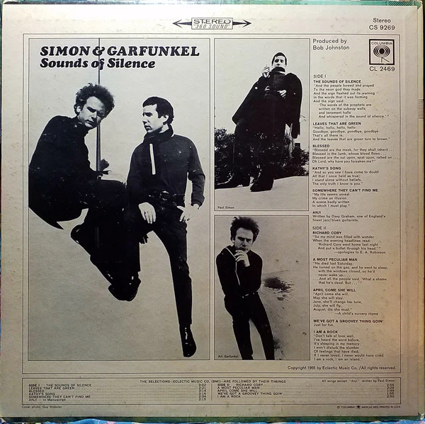 Simon & Garfunkel - Sounds Of Silence (LP, Album, RP, Pit) (Very Good Plus (VG+)) - Image 2
