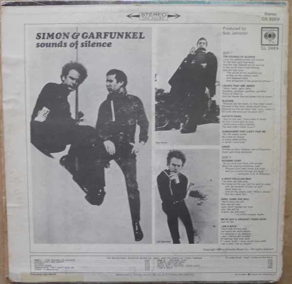 Simon & Garfunkel - Sounds Of Silence (LP, Album, RP) (Very Good Plus (VG+)) - Image 2