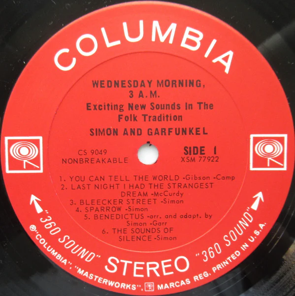 Simon & Garfunkel - Wednesday Morning, 3 A.M. (LP, Album, RE) (Very Good Plus (VG+)) - Image 3