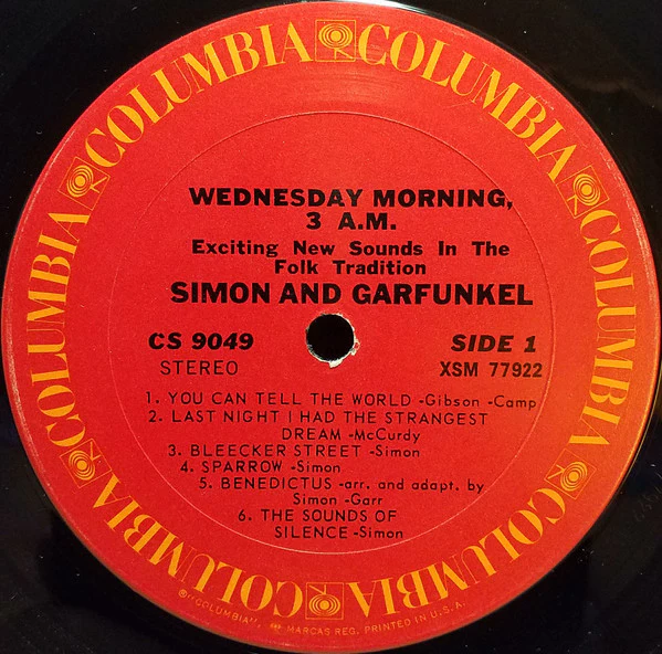 Simon & Garfunkel - Wednesday Morning, 3 A.M. (LP, Album, RE) (Very Good Plus (VG+)) - Image 3