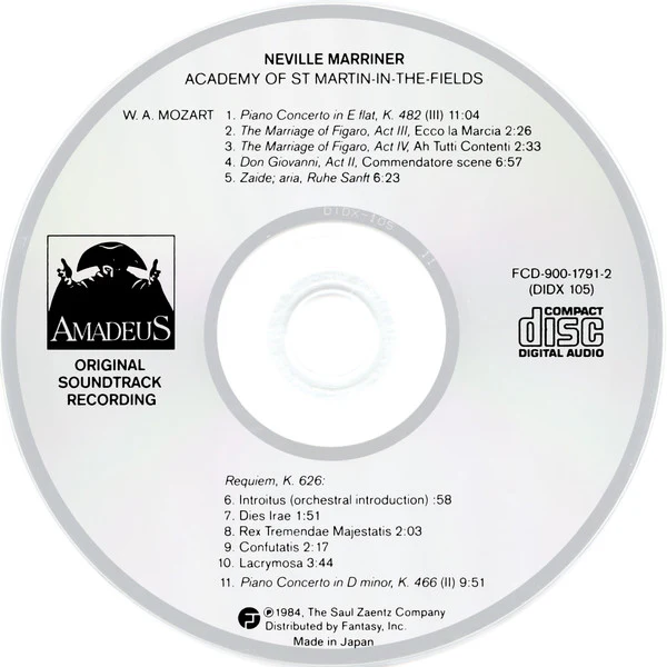 Sir Neville Marriner, The Academy Of St. Martin-in-the-Fields - Amadeus (2xCD, Album, CSR) (Very Good Plus (VG+)) - Image 4