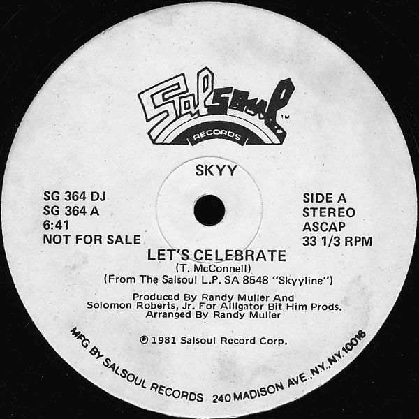 Skyy - Let's Celebrate (12", Promo) (Very Good (VG))