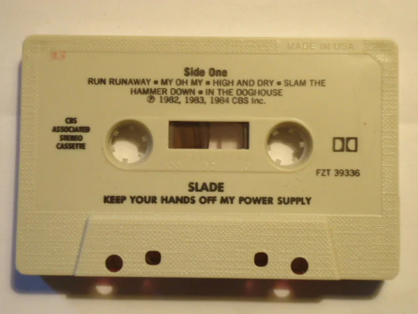 Slade - Keep Your Hands Off My Power Supply (Cass, Album, Yel) (Near Mint (NM or M-)) - Image 2