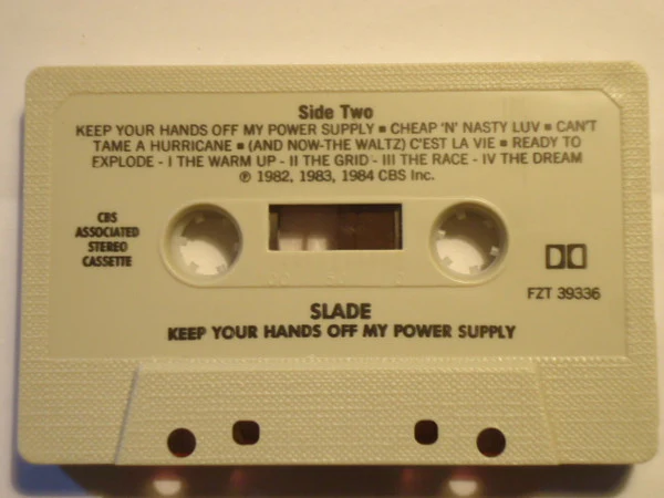 Slade - Keep Your Hands Off My Power Supply (Cass, Album, Yel) (Near Mint (NM or M-)) - Image 3