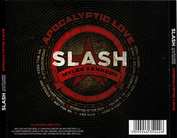 Slash Featuring Myles Kennedy And The Conspirators - Apocalyptic Love (CD, Album) (Near Mint (NM or M-)) - Image 4