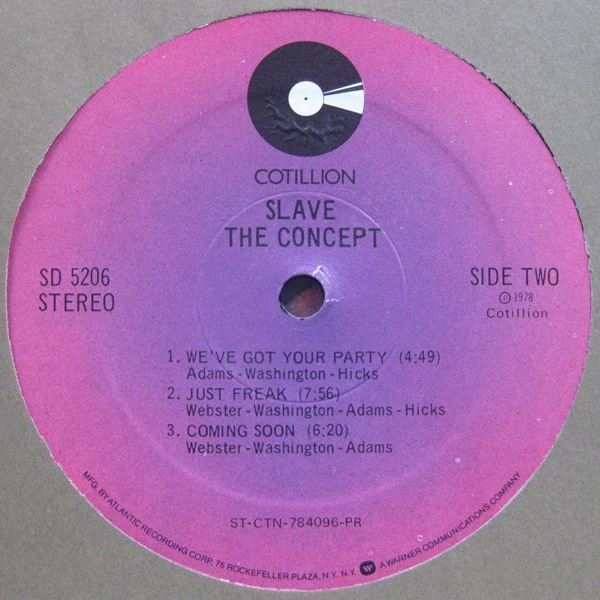 Slave - The Concept (LP, Album, Pre) (Very Good Plus (VG+)) - Image 4