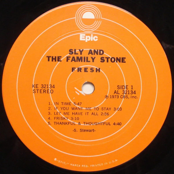 Sly & The Family Stone - Fresh (LP, Album, Pit) (Good Plus (G+)) - Image 5