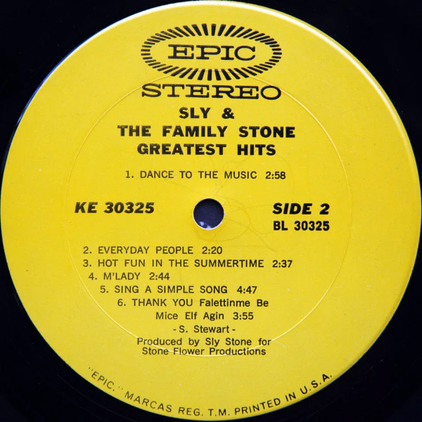 Sly & The Family Stone - Greatest Hits (LP, Comp, Pit) (Very Good (VG)) - Image 5