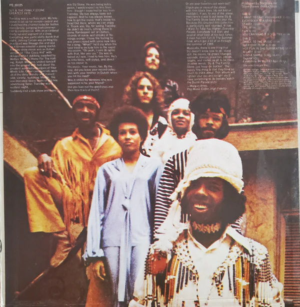 Sly & The Family Stone - Greatest Hits (LP, Comp, RE, Bar) (Very Good Plus (VG+)) - Image 2