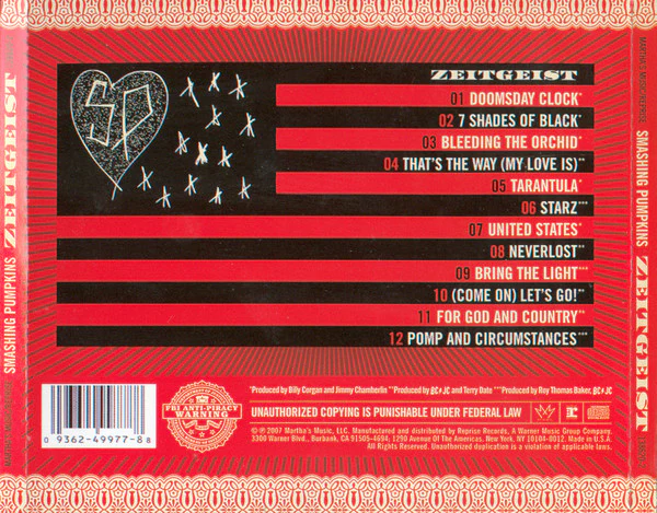 The Smashing Pumpkins - Zeitgeist (CD, Album) (Very Good Plus (VG+)) - Image 2