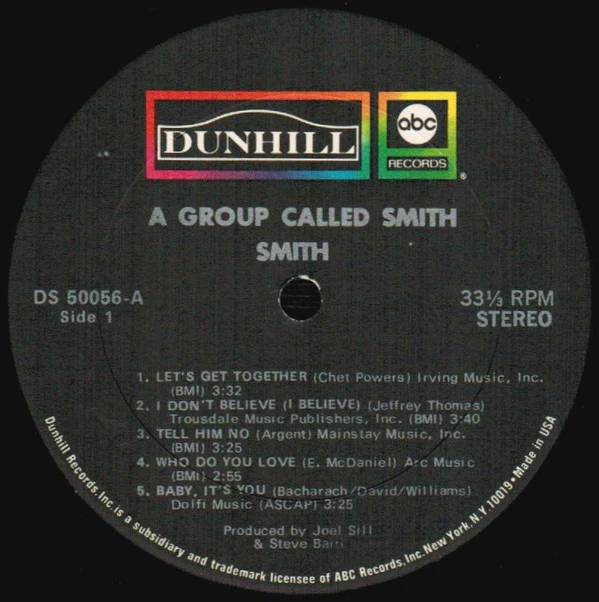 Smith - A Group Called Smith (LP, Album, RP, Kee) (Very Good (VG)) - Image 3