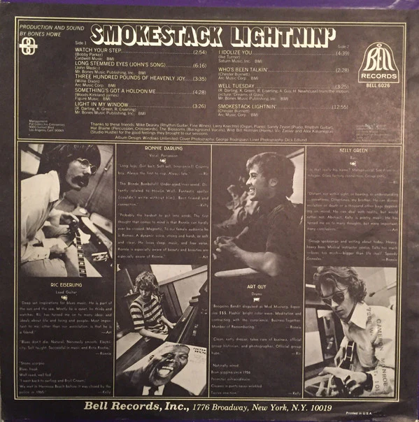 Smokestack Lightnin' - Off The Wall (LP, Album, Mon) (Very Good (VG)) - Image 2