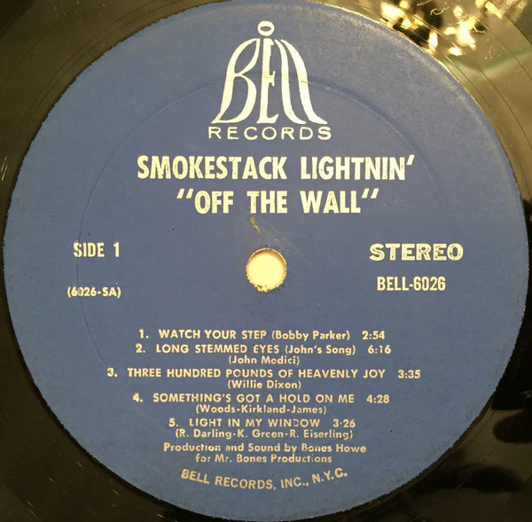 Smokestack Lightnin' - Off The Wall (LP, Album, Mon) (Very Good (VG)) - Image 3