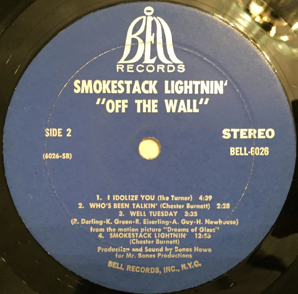 Smokestack Lightnin' - Off The Wall (LP, Album, Mon) (Very Good (VG)) - Image 4