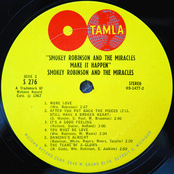 Smokey Robinson & The Miracles* - Make It Happen (LP, Album) (Good Plus (G+)) - Image 4