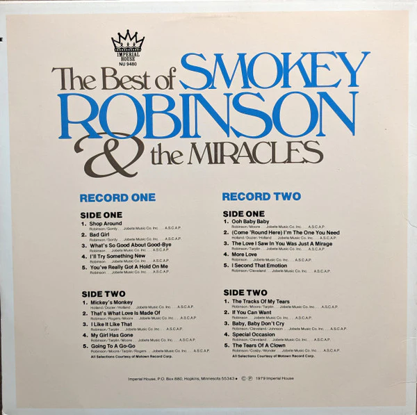 The Miracles - The Best Of Smokey Robinson & The Miracles (2xLP, Comp, 61) (Mint (M)) NEW & SEALED - Image 2