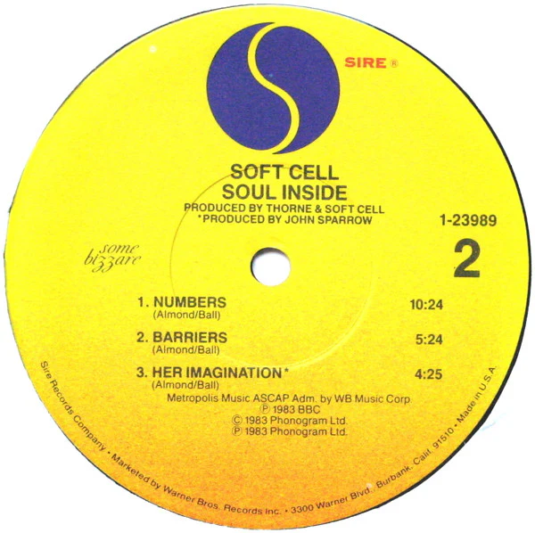 Soft Cell - Soul Inside (12", MiniAlbum, Win) (Near Mint (NM or M-)) - Image 4