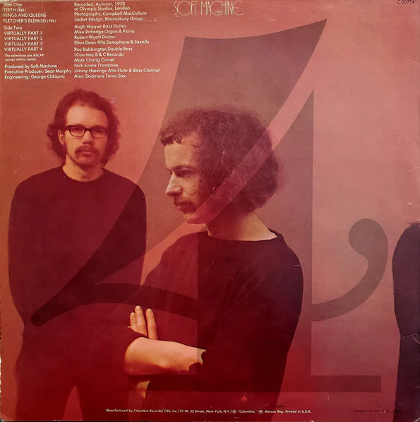 Soft Machine - Fourth (LP, Album, Pit) (Very Good Plus (VG+)) - Image 2