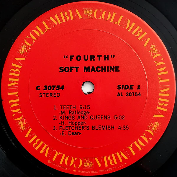 Soft Machine - Fourth (LP, Album, Pit) (Very Good Plus (VG+)) - Image 3
