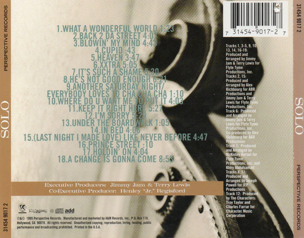 Solo - Solo (CD, Album) (Very Good Plus (VG+)) - Image 2