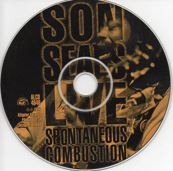 Son Seals - Live (Spontaneous Combustion) (CD, Album) (Near Mint (NM or M-)) - Image 3