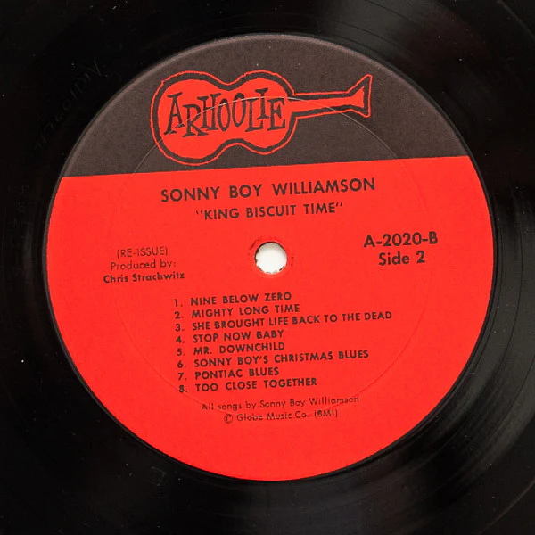 Sonny Boy Williamson  - King Biscuit Time (LP, Comp, RE) (Near Mint (NM or M-)) - Image 4