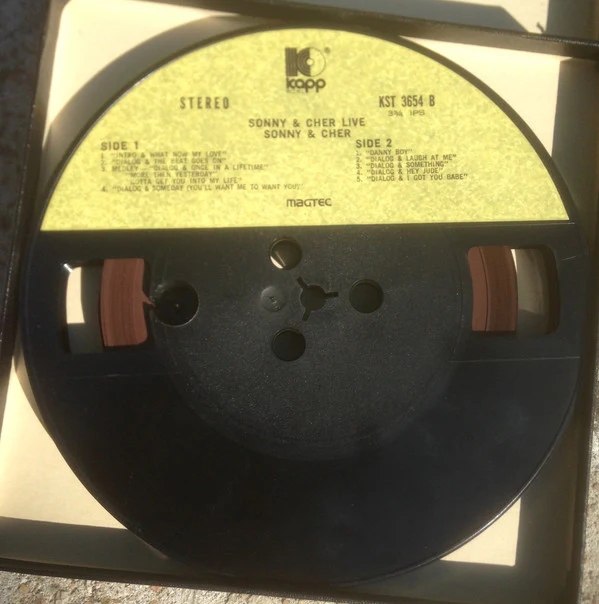 Sonny & Cher - Sonny & Cher Live  (Reel, 4tr Stereo, Album) (Very Good Plus (VG+)) - Image 3