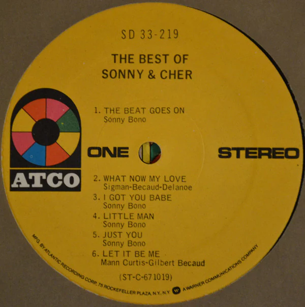 Sonny & Cher - The Best Of Sonny & Cher (LP, Comp, RE) (Very Good Plus (VG+)) - Image 3