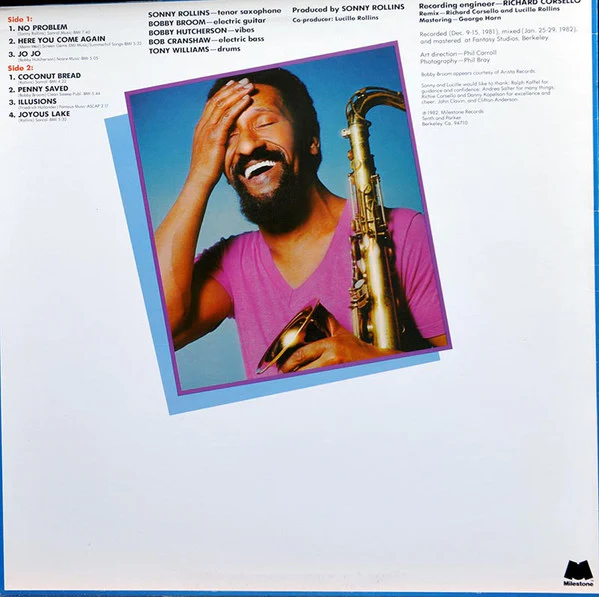 Sonny Rollins - No Problem (LP, Album) (Near Mint (NM or M-)) - Image 2