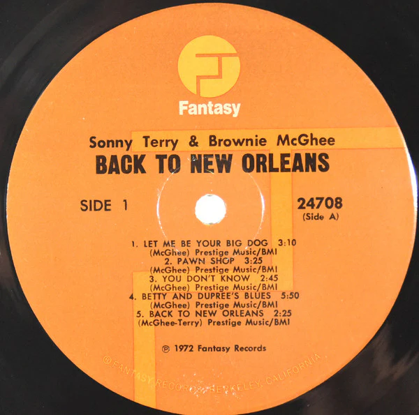 Sonny Terry & Brownie McGhee - Back To New Orleans (LP, RE + LP, RE + Comp, RE) (Very Good Plus (VG+)) - Image 5