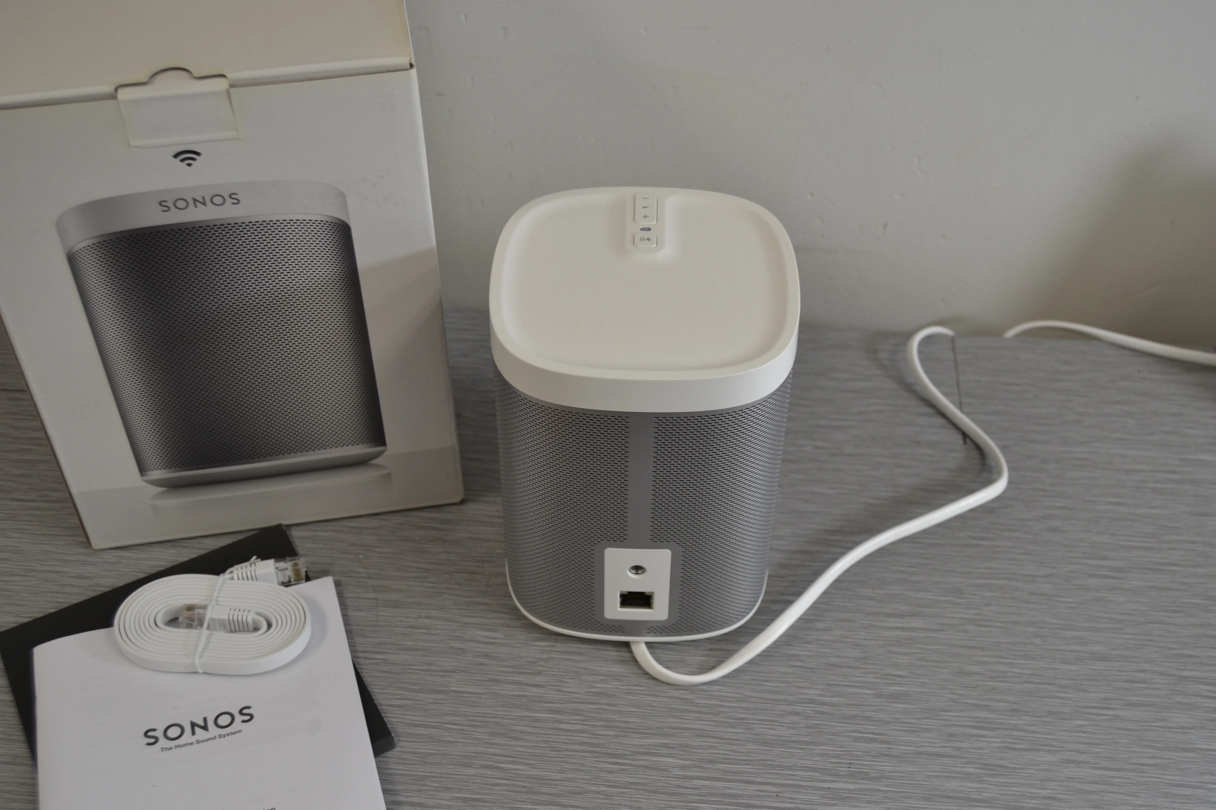 Sonos PLAY1 Wireless streaming music speaker (White) * Box * Manual * Cables - Image 6