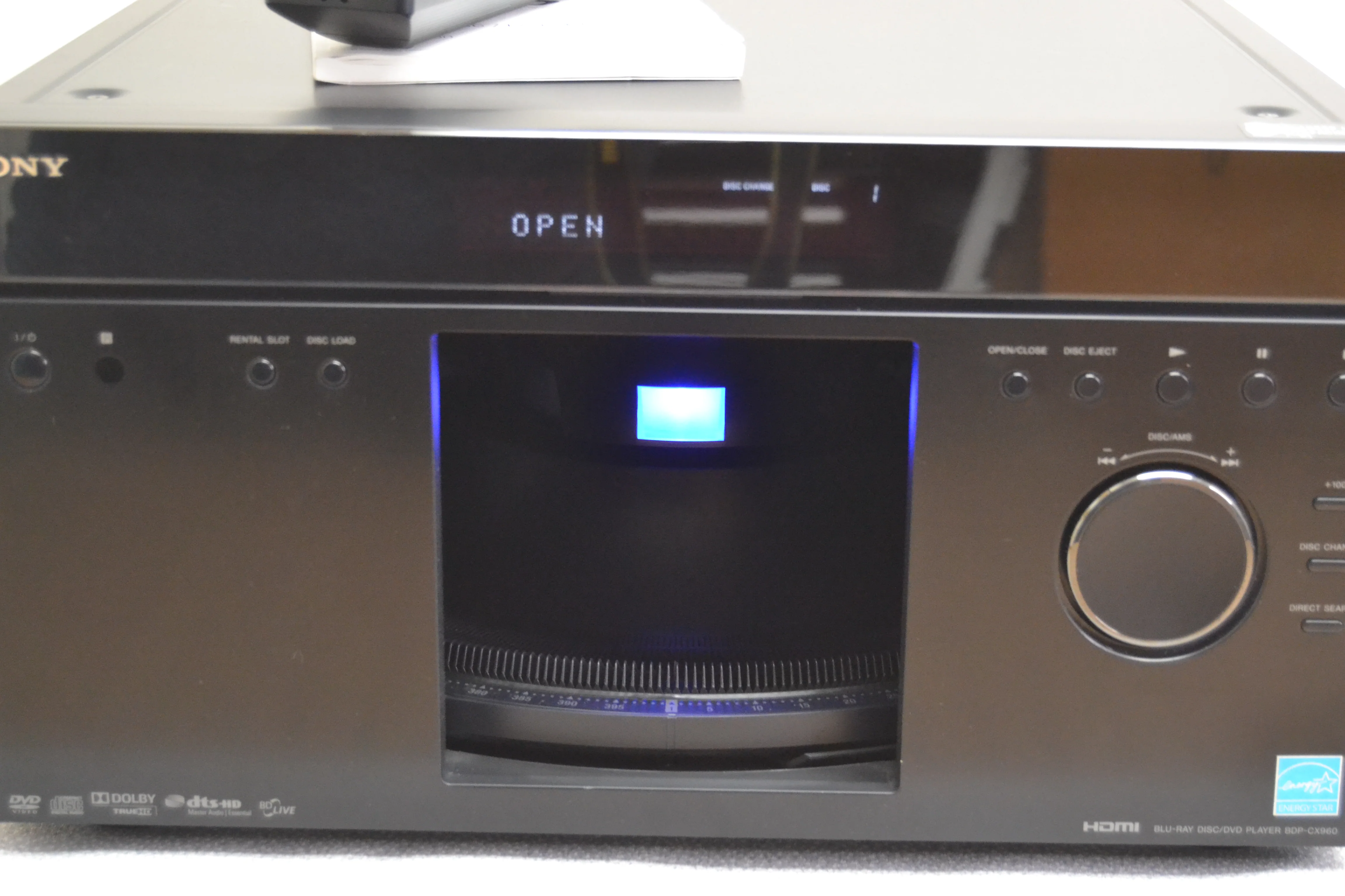 Sony BDP-CX960 Blu-ray/DVD/CD 400 Disc™ mega-changer * Remote * Manual * Please Read Noe - Image 16